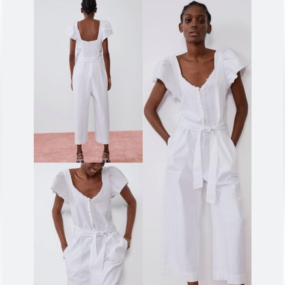 NWT Zara White Romper